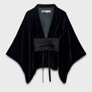 Limited Edition VELVET KIMONO - ZARA, NWT